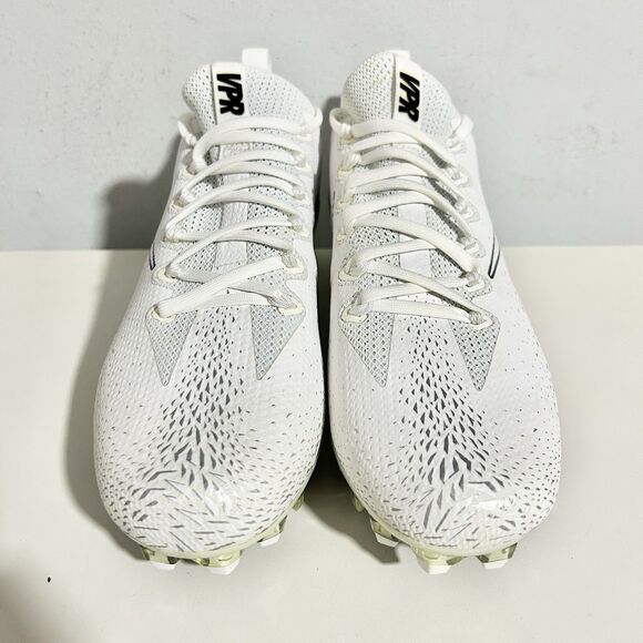 Nike Vapor Untouchable Pro “White Silver” Men’s Size 10.5 Football Cleats - Picture 3 of 8